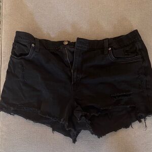 AERIE DISTRESSED DAYDREAM DENIM SHORT
